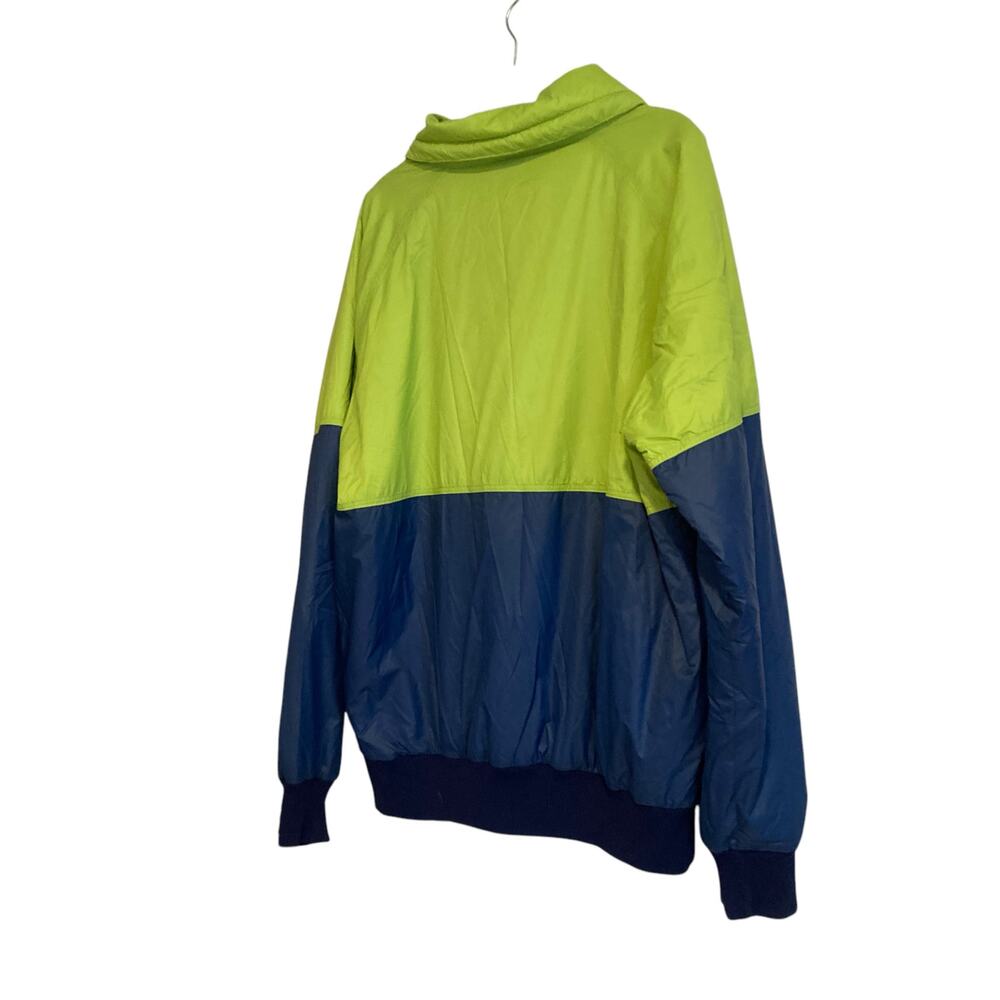 Marmot Lime Green Blue Anorak 3M Thinsulate Lightweight Macaw Coat Size Large - Picture 4 of 16